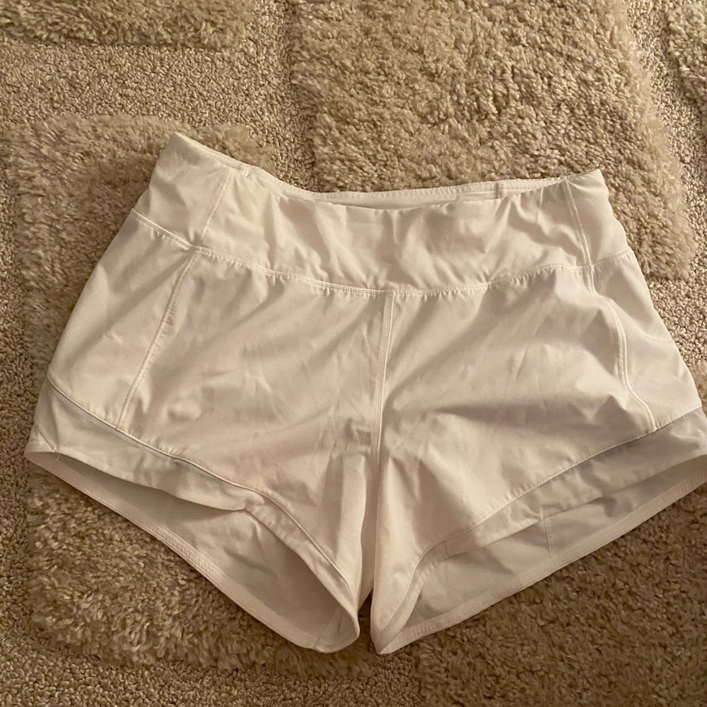 Lululemon white shorts